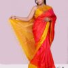 Pure Soft Silks Lava red with Orange gold - Image 3