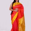 Pure Soft Silks Lava red with Orange gold - Image 4