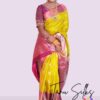 Kanchipuram Silk- Purple Orchid with Moon Purple - Image 3