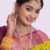 Kanchipuram Silk- Purple Orchid with Moon Purple - Image 7