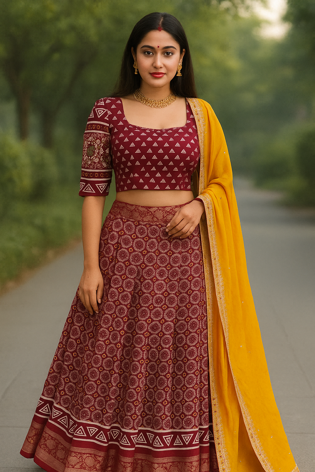 Designer lehenga blouse