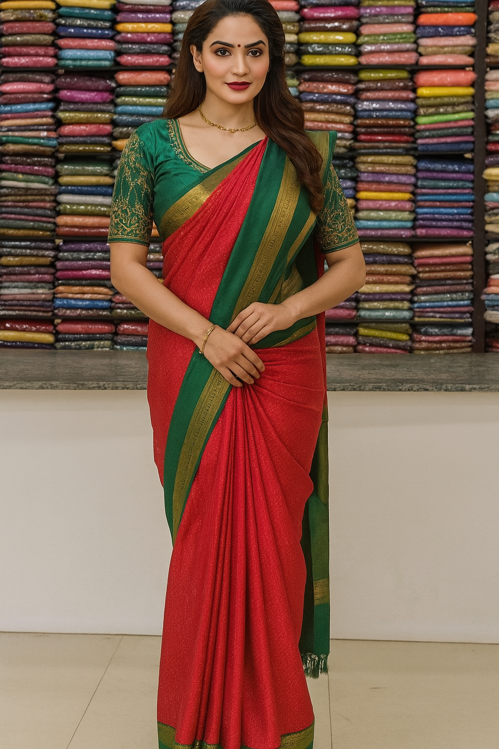 Semi kanchipuram silk
