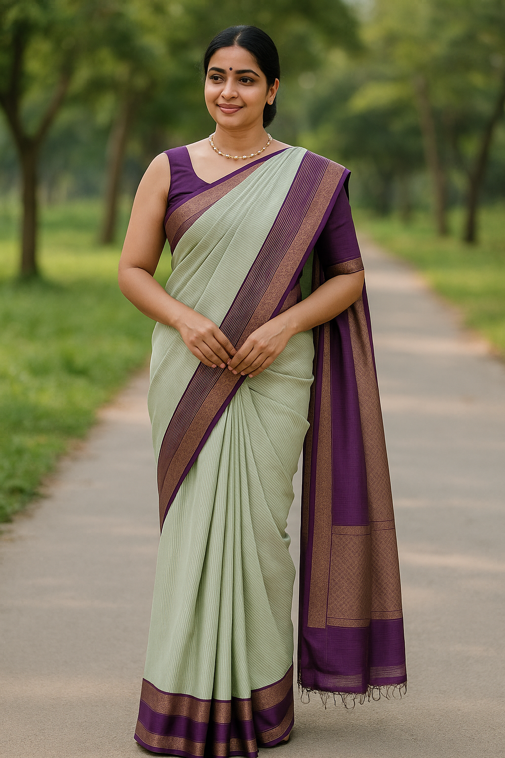 Semi kanchipuram silk saree
