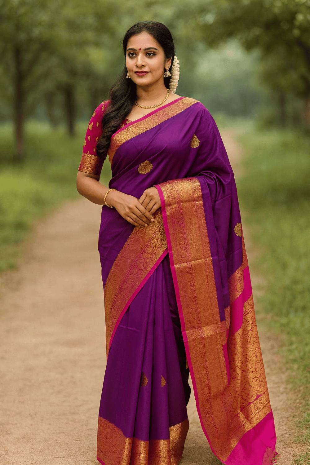 Bangalore semi silk saree