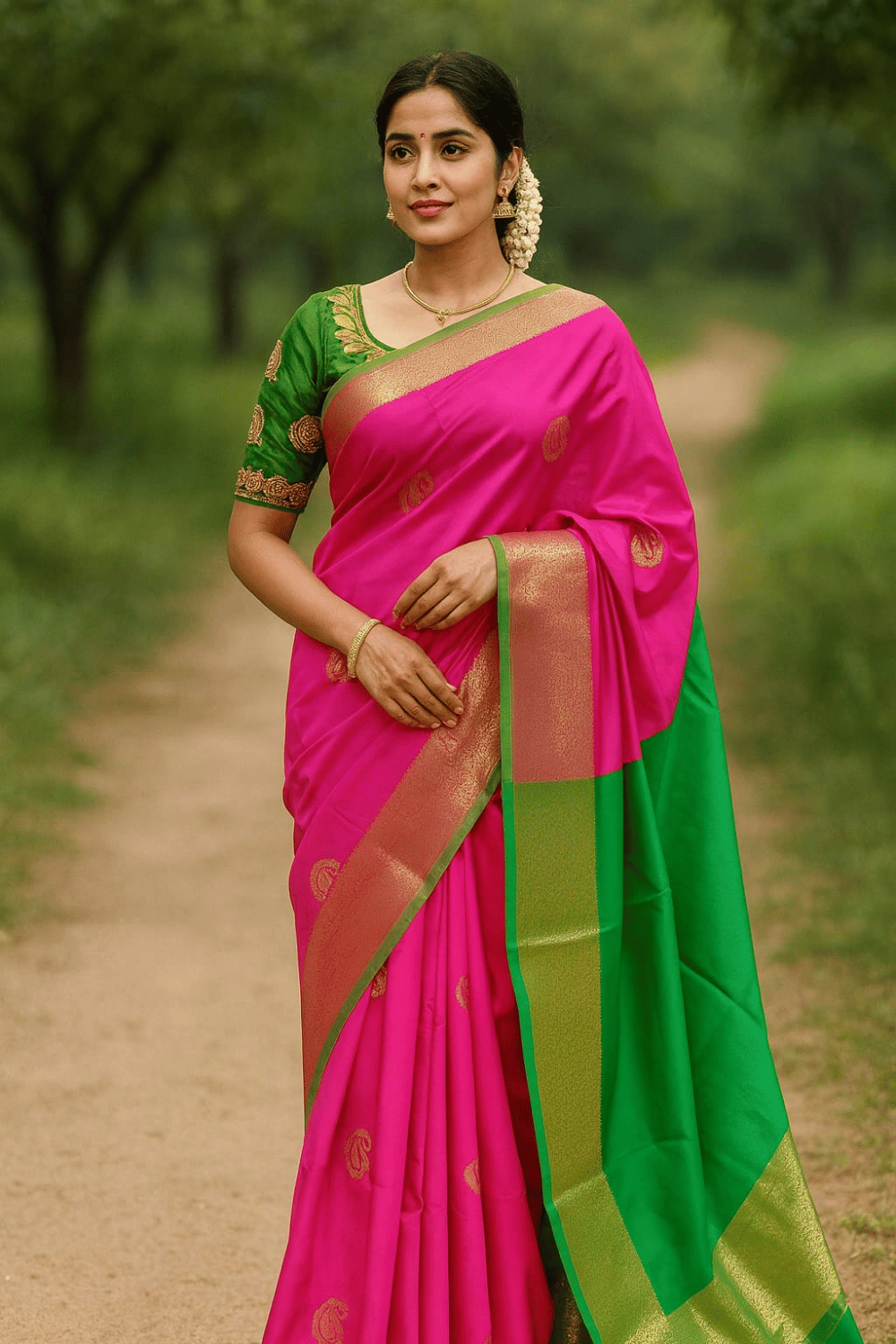 Bangalore semi silk saree